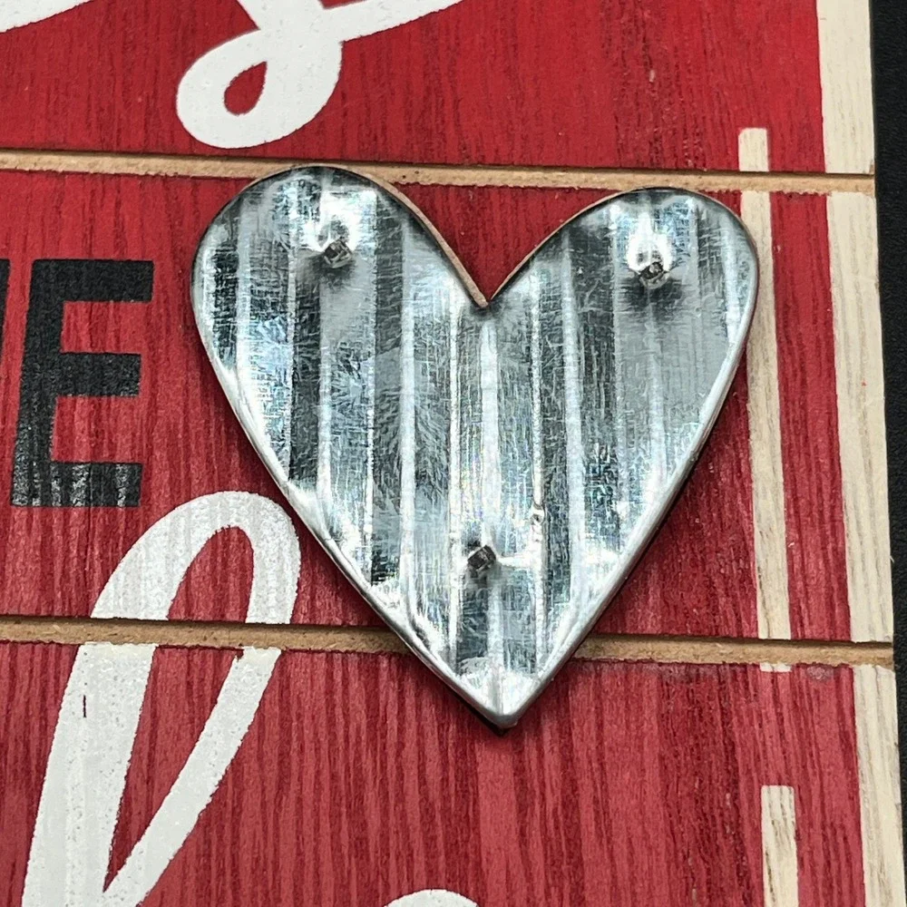 Valentine's Day Wooden Wall Decor Bundle Mason‎ Jar Vintage Heart Signs 3pc Set